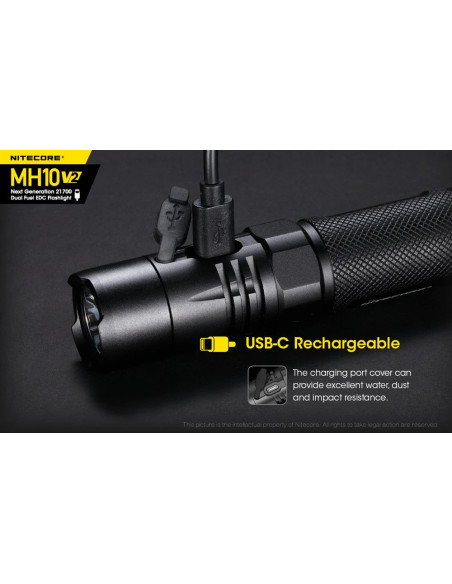 EDC Flashlight MH10 v2 (1200 Lumen) | NITECORE NITECORE - 2