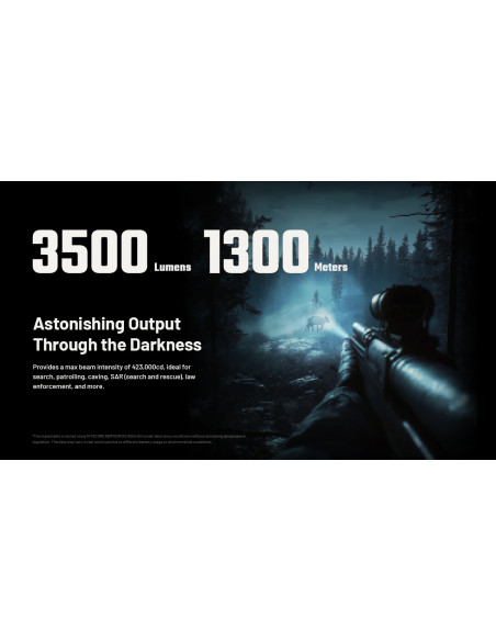 Long Throw Flashlight MH40 Pro (3500 Lumen) | NITECORE NITECORE - 3