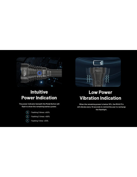 Long Throw Flashlight MH40 Pro (3500 Lumen) | NITECORE NITECORE - 7