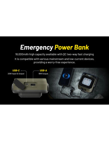 3-in-1 Outdoor Lantern NWL30 | NITECORE NITECORE - 7