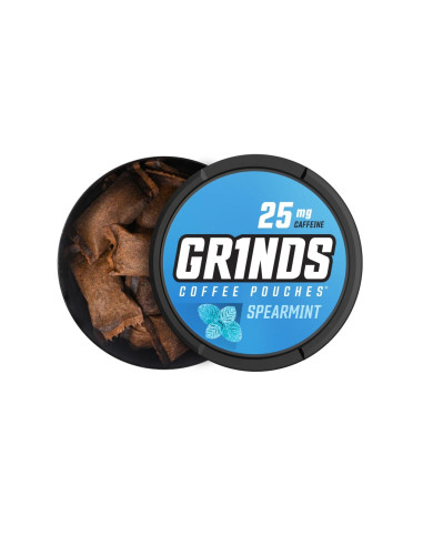 Coffee Pouches SPEARMINT (25 mg) | GR1NDS GR1NDS - 4