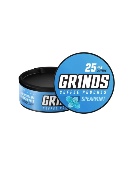 Coffee Pouches SPEARMINT (25 mg) | GR1NDS GR1NDS - 5