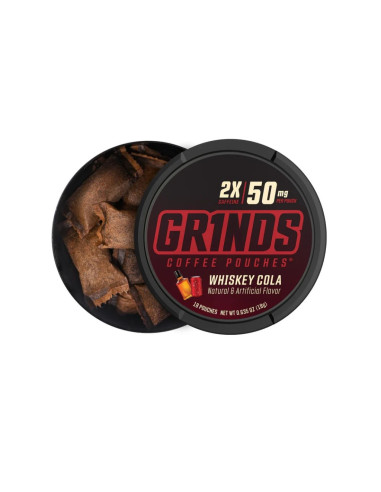 Coffee Pouches WHISKEY COLA (50 mg) | GR1NDS GR1NDS - 4