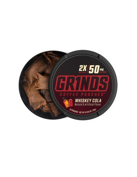 Coffee Pouches WHISKEY COLA (50 mg) | GR1NDS GR1NDS - 4