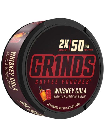 Coffee Pouches WHISKEY COLA (50 mg) | GR1NDS GR1NDS - 1