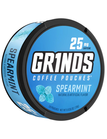 Coffee Pouches SPEARMINT (25 mg) | GR1NDS GR1NDS - 1
