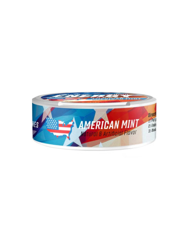 Energy Pouches AMERICAN MINT (80 mg) | GR1NDS GR1NDS - 3