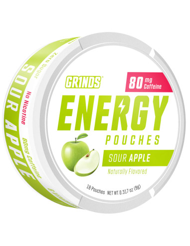 Energy Pouches SOUR APPLE (80 mg) | GR1NDS GR1NDS - 1