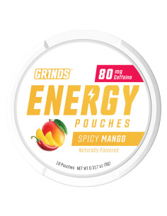 Energy Pouches SPICY MANGO (80 mg) | GR1NDS GR1NDS - 1 2