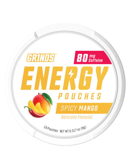 Energy Pouches SPICY MANGO (80 mg) | GR1NDS GR1NDS - 2