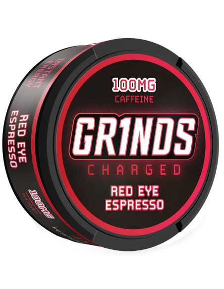 Coffee Pouches RED EYE ESPRESSO (100 mg) | GR1NDS GR1NDS - 1