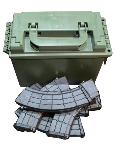 AK74 Combat Bundle | Ammo Box + 7x AK Magazine + AK Operator T-Shirt  - 3