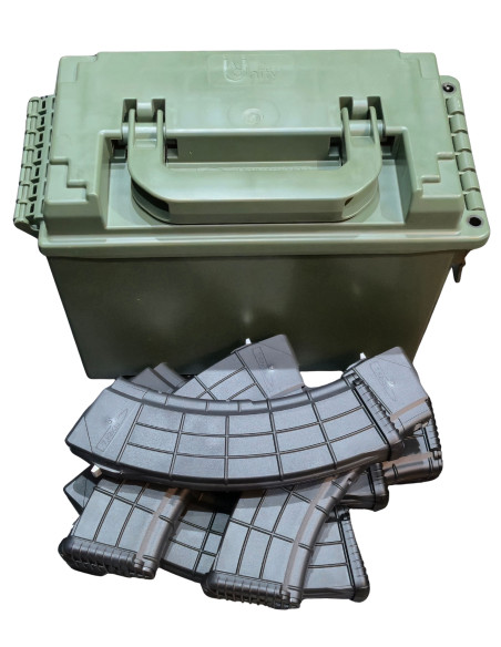 AK223 Combat Bundle | Ammo Box + 7x AK Magazine + AK Operator T-Shirt  - 3