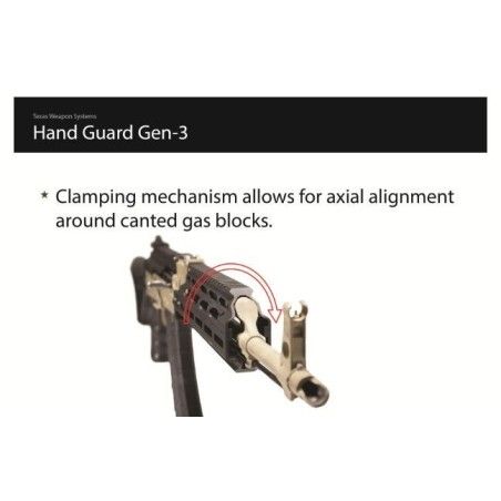 AK gen 3 handguard | TWS | Yugo AK Texas Weapon Systems - 2