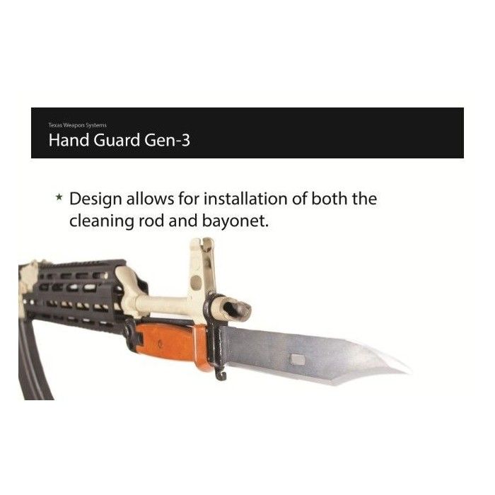 AK gen 3 handguard | TWS | Yugo AK Texas Weapon Systems - 8