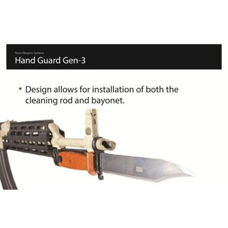 AK gen 3 handguard | TWS | Yugo AK Texas Weapon Systems - 8