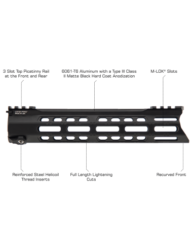 Forerunner Free Float M-LOK® Handguard 10" | UTG PRO UTG & UTG Pro - 3