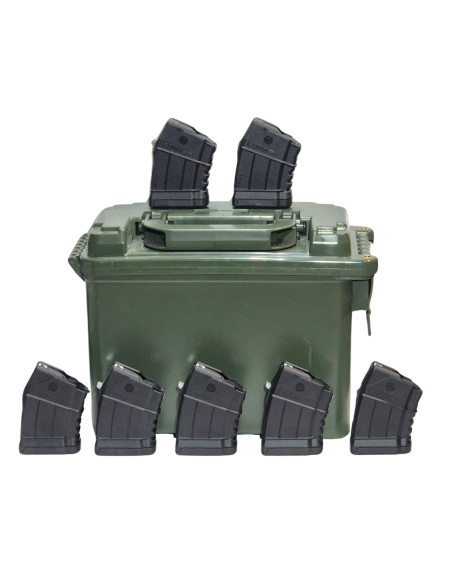 AK47 Combat Bundle | 7.62x39 |	Ammo Box + 7x 10 rd AK Magazine + AK Operator T-Shirt  - 2