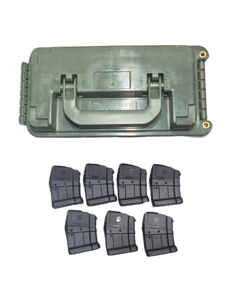 AK74 Combat Bundle | 5.45x39 | Ammo Box + 7x 10 rd AK Magazine + AK Operator T-Shirt  - 2