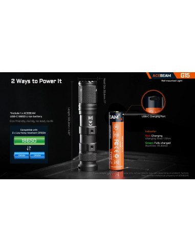 G15 Weapon Light | Acebeam Acebeam - 5