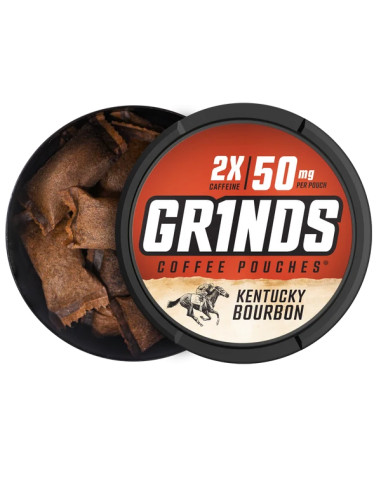 Coffee Pouches KENTUCKY BURBON (50 mg) | GR1NDS GR1NDS - 3