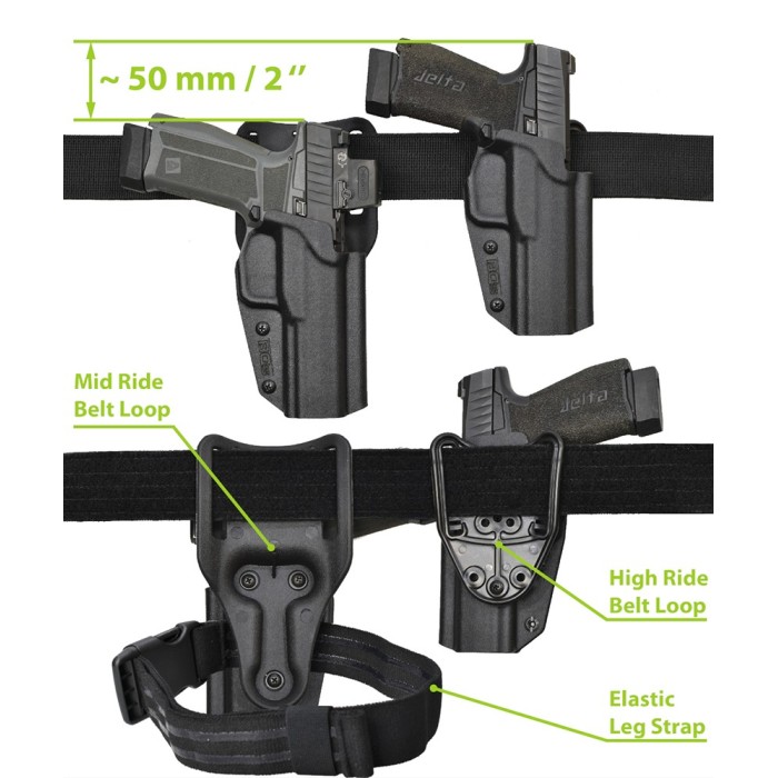 Leg Strap Adaptor Kit Firearm Carry Solution: G-Code Holsters