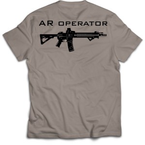 Operator T-shirt | Brown Grey