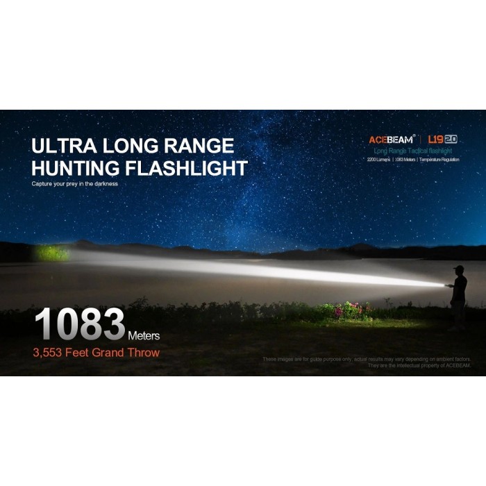 L19 2.0 Long Range Flashlight | Acebeam